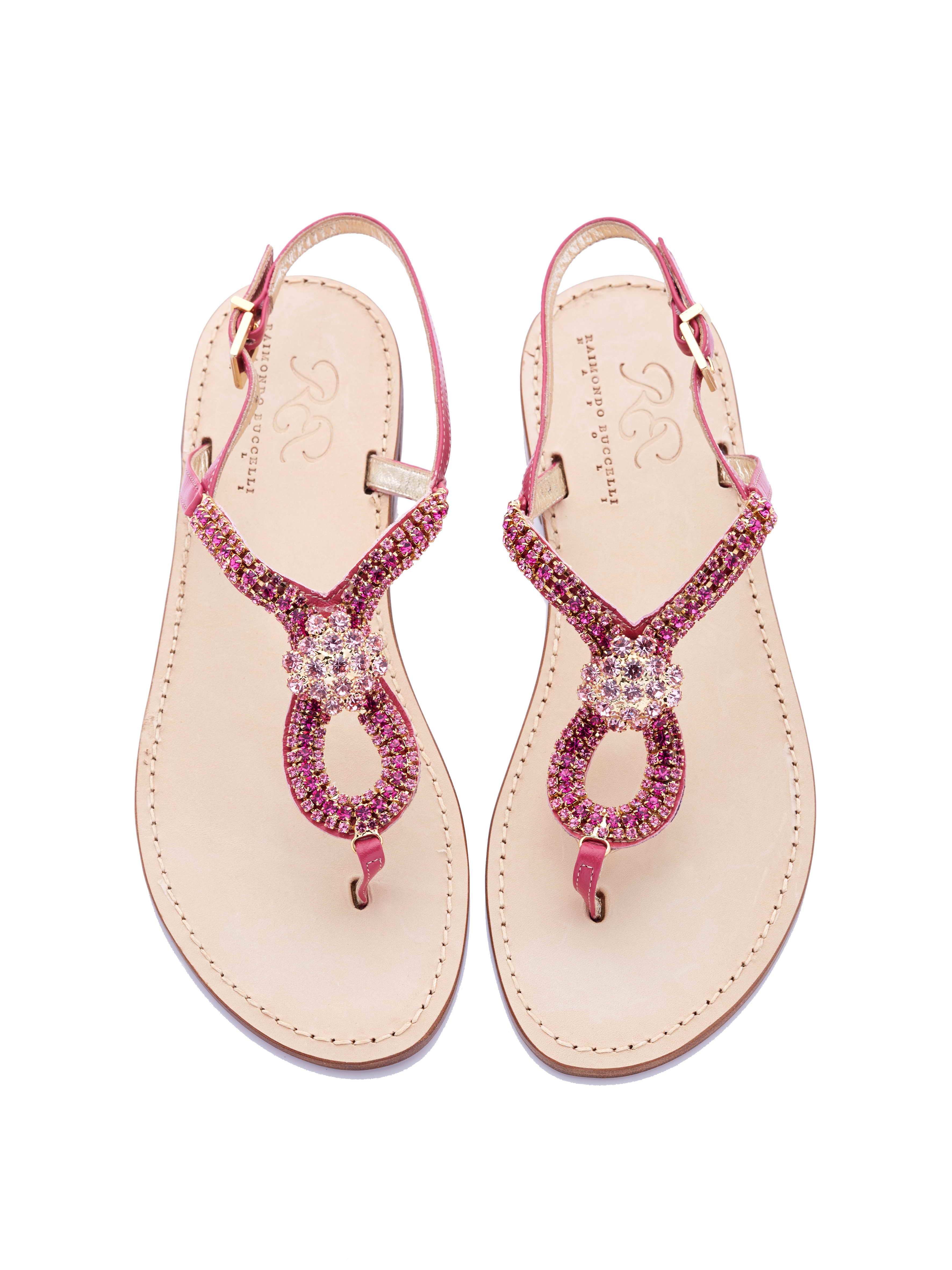 Sandalo clearance gioiello rosa