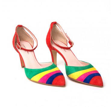 Basic in red multicolor
