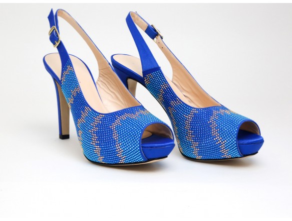 Tunderblot in royal blue