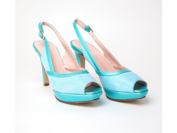 Etoile in teal green