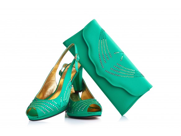 Crystal Firework in Emerald Green